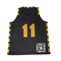OEM Production Sublimation Polyester Mesh Sleeveless Basketball Jerseys Custom Printing